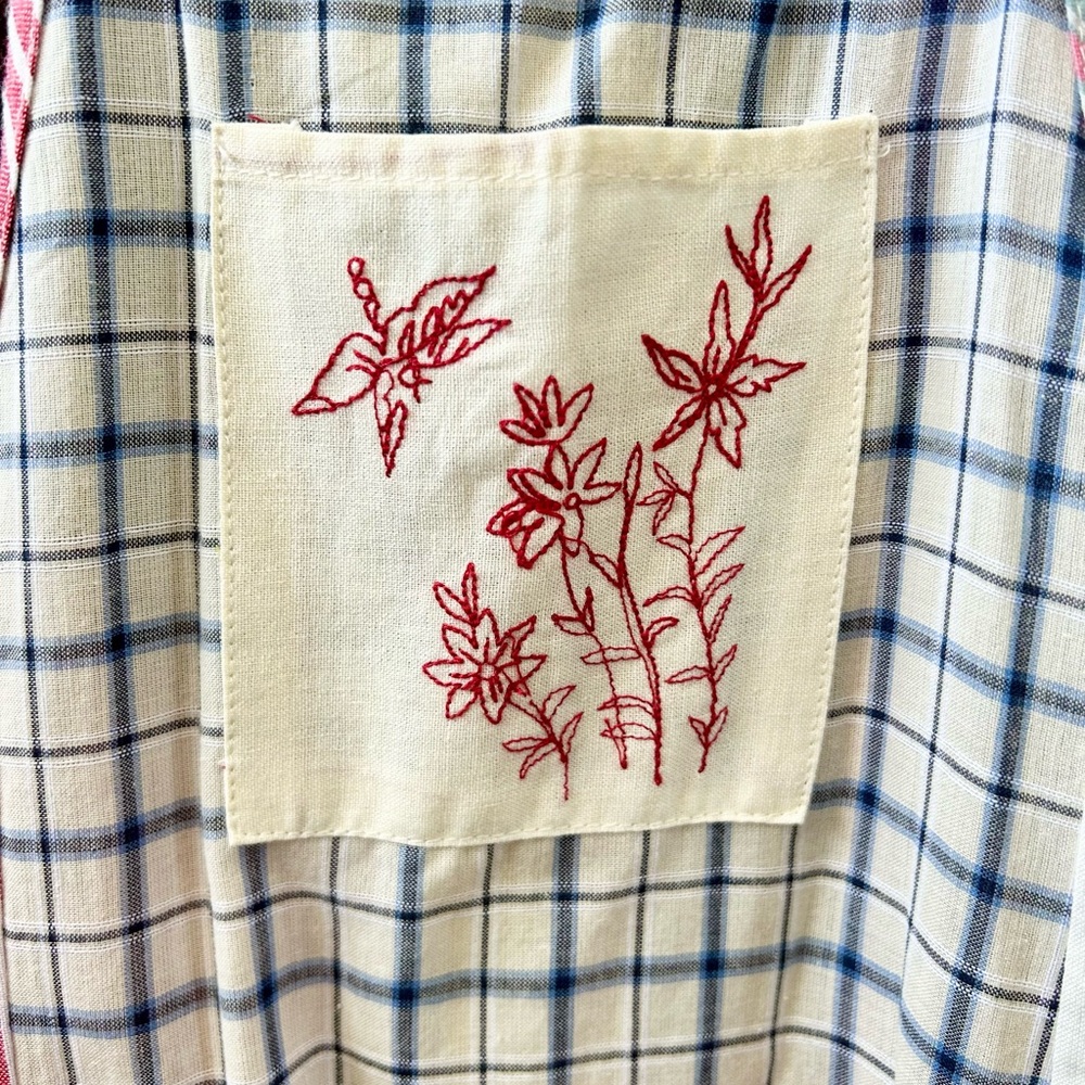 Colorful Embroidered Kids Apron - Picture 3 of 6